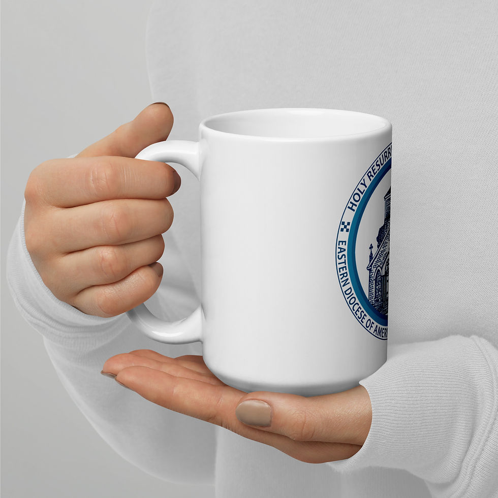 Thumbnail: White glossy mug Holy Resurrection