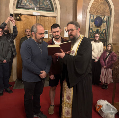 Baptism and All-Night Vigil in our Parish