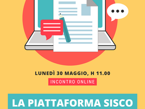 Incontro per i beneficiari sulla piattaforma SISCO