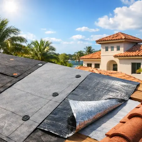 Roof Underlayment Types for South Florida Homes