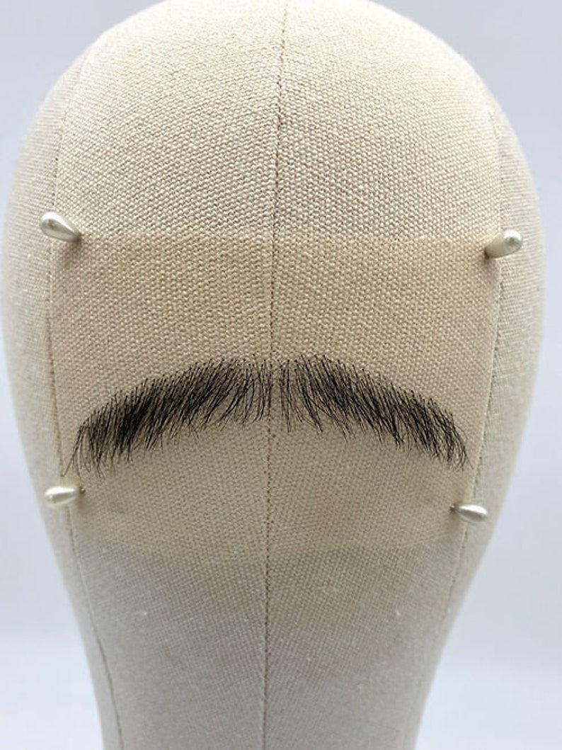 Stash 15 Human Hair Mustache | Hand-Tied 30 Denier Lace Facial Hair