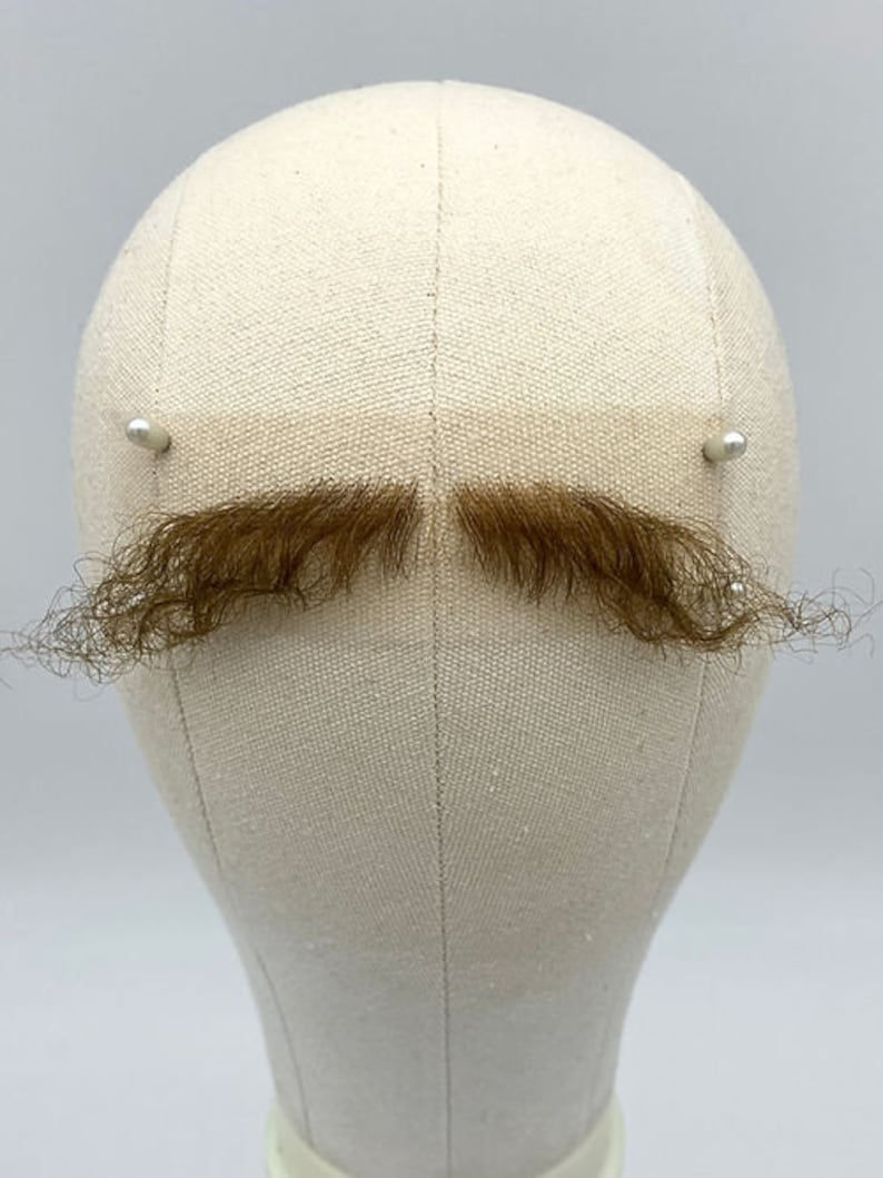 Stash 4 Human Hair Mustache | Hand-Tied 30 Denier Lace Facial Hair
