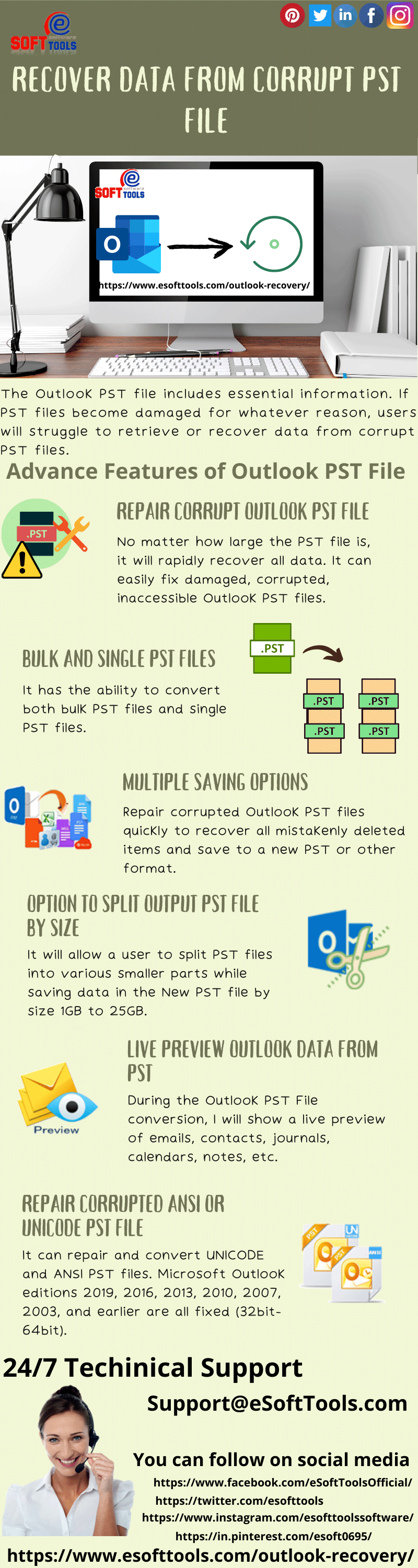 How to Open PST Files in Outlook 2010 content media