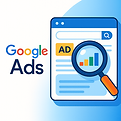 Flat-style design showing a person managing a Google Business Profile listing for better local SEO.