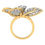 Engagement Ring 2.95 Carat TW of Lab Grown Diamond in 18kt Yellow Gold