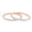 Diamond Bangle 40.58 Carat TW of Lab Grown Diamond in 14kt Pink Gold