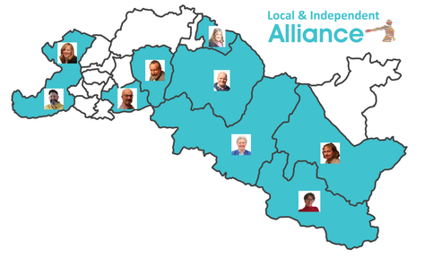 Alliance hold 2 seats and win 3 more
