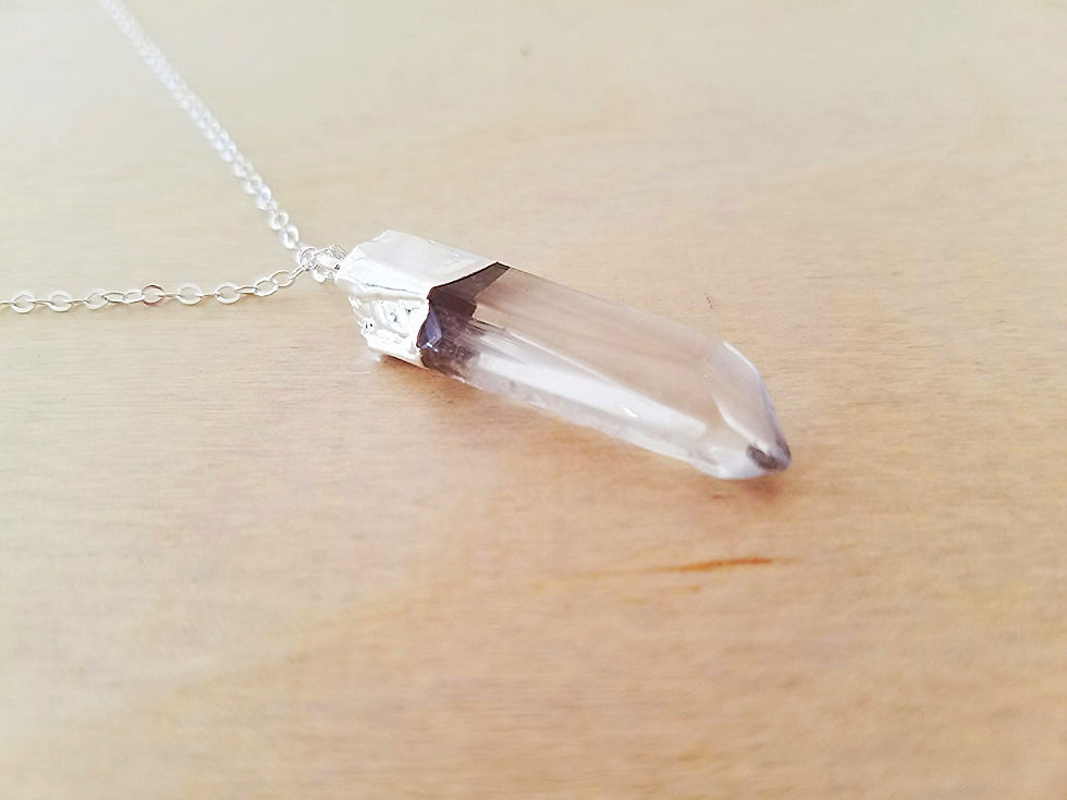 Thumbnail: Rough Quartz Necklace