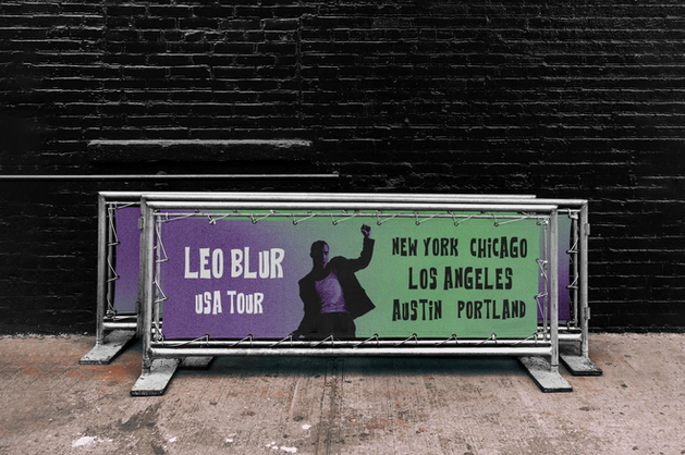 banner of a music concert
