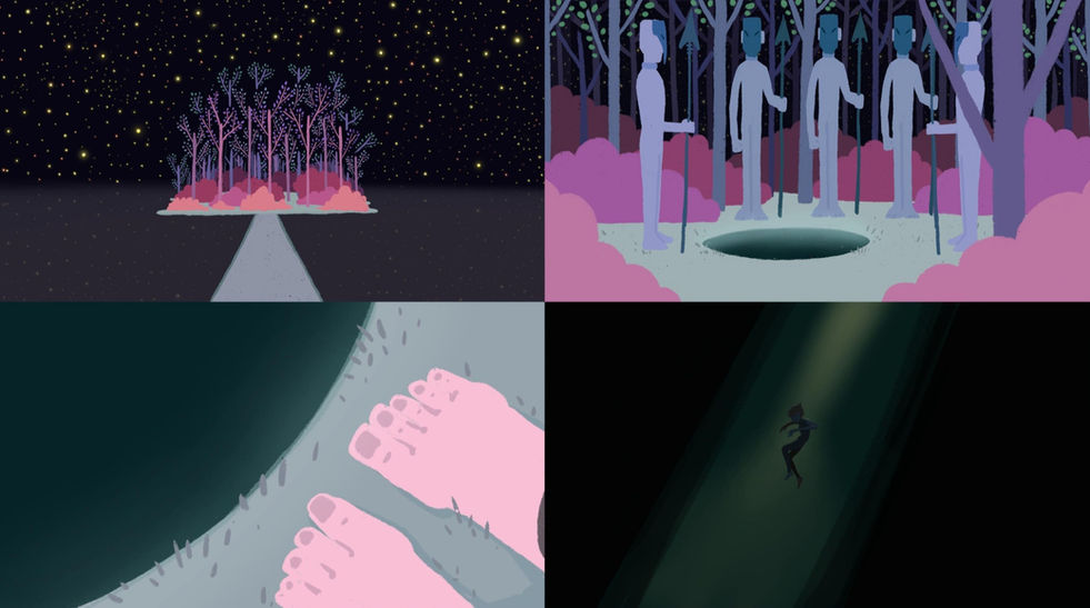 Ritual, stills from a short animatic