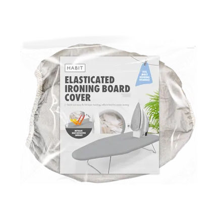 Elasticated Ironing Board Cover- Metallic