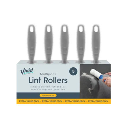 Lint Rollers 5Pk