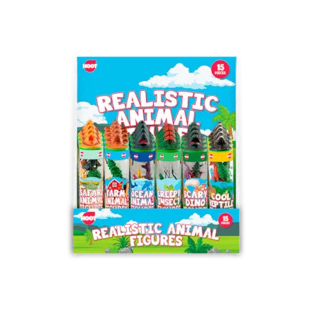 Mixed Animals Figure Tube