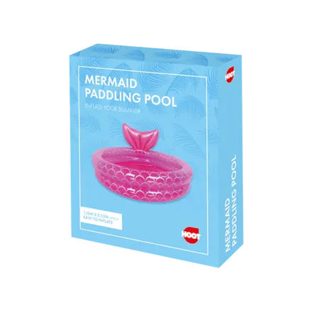 Inflatable Mermaid Paddling Pool 1.15m x 0.55m