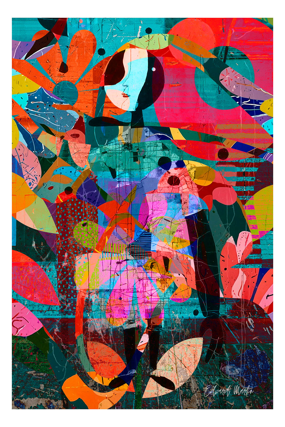 Maria in the Garden by Edward Martin