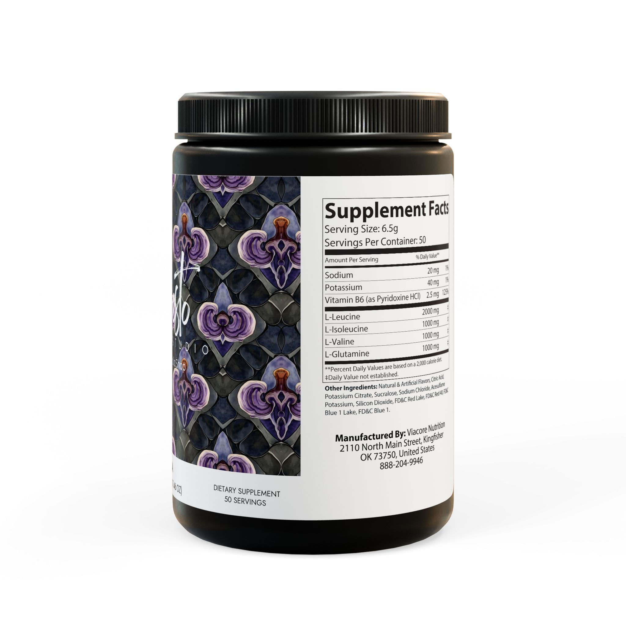 BCAA Supplement, Grape (325g, 11.46oz, 50 servings)