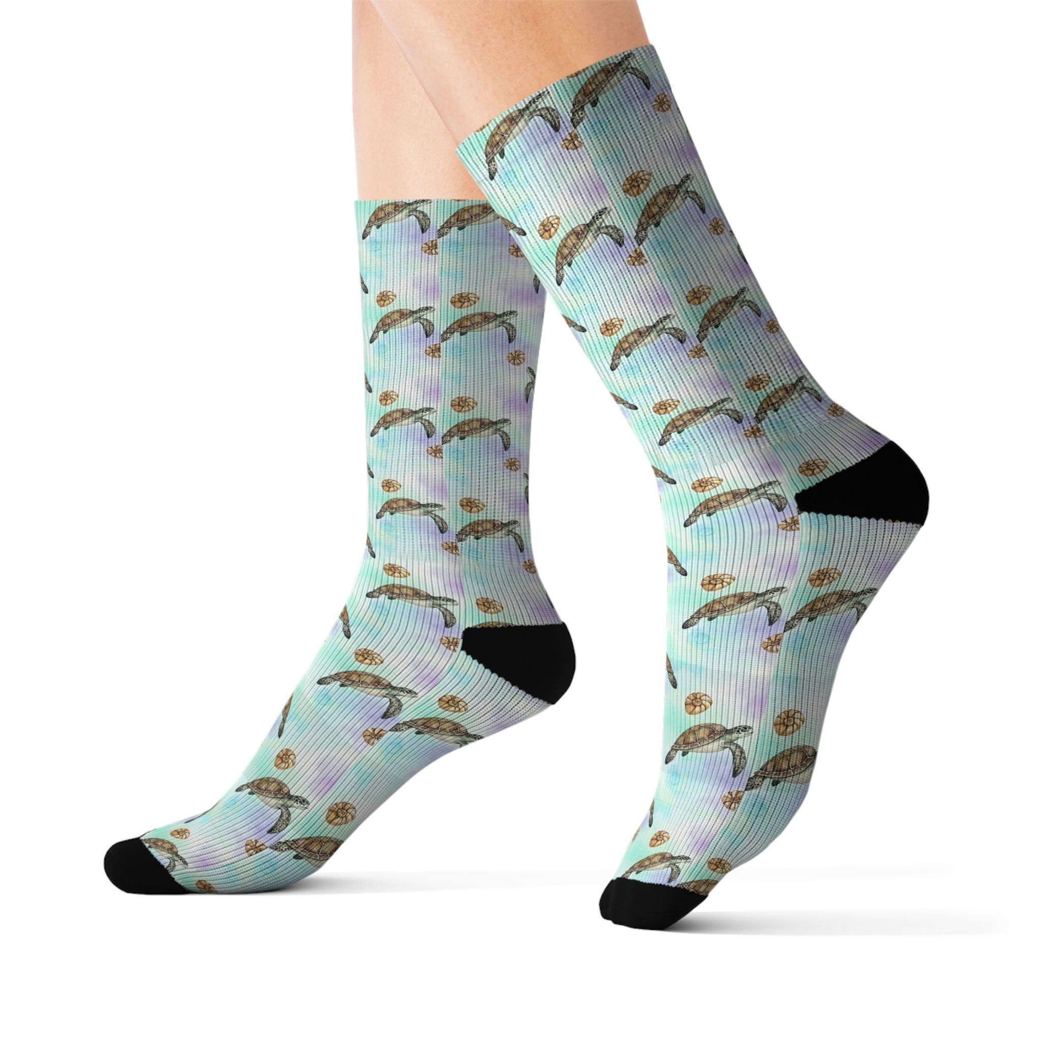 The Voyager (The Sea Turtle) Crew Socks