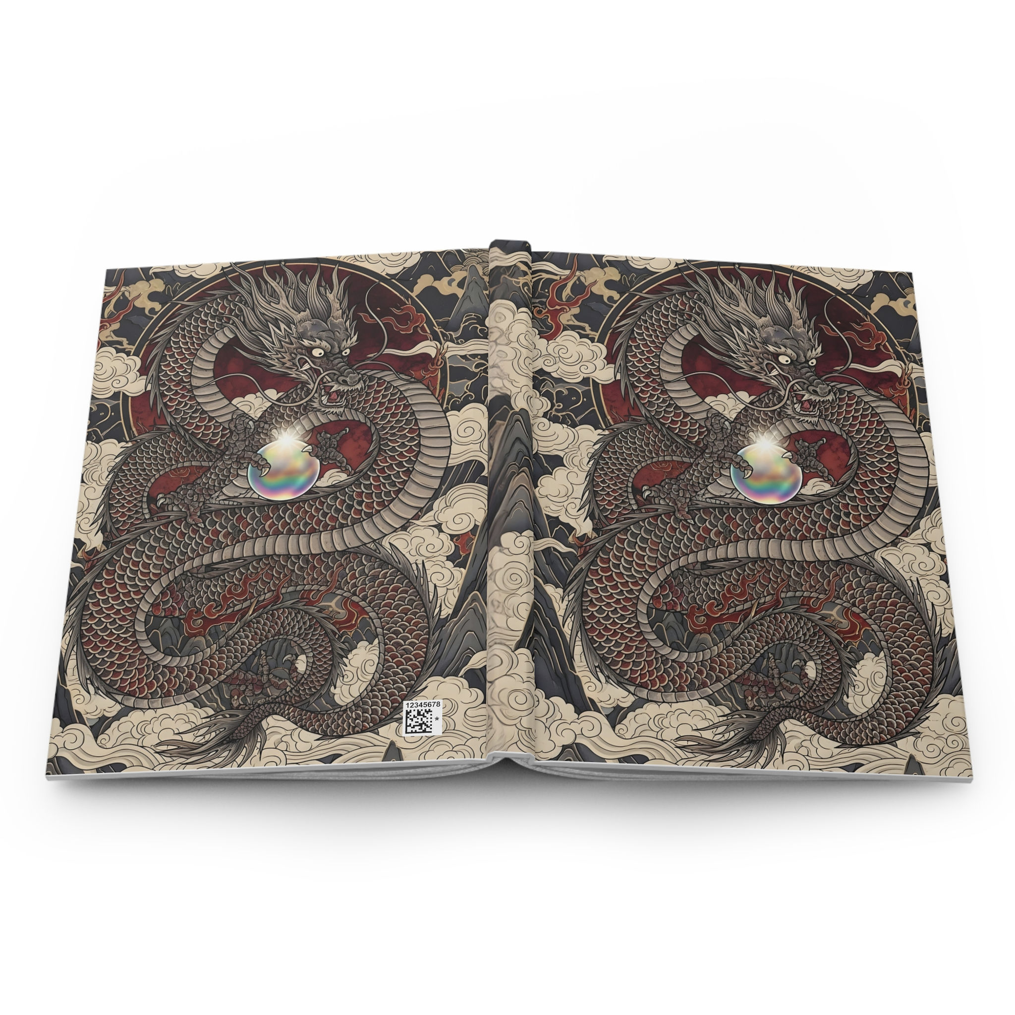 Dragon Pearl Hardcover Journal —Notebook for Sketching & Writing