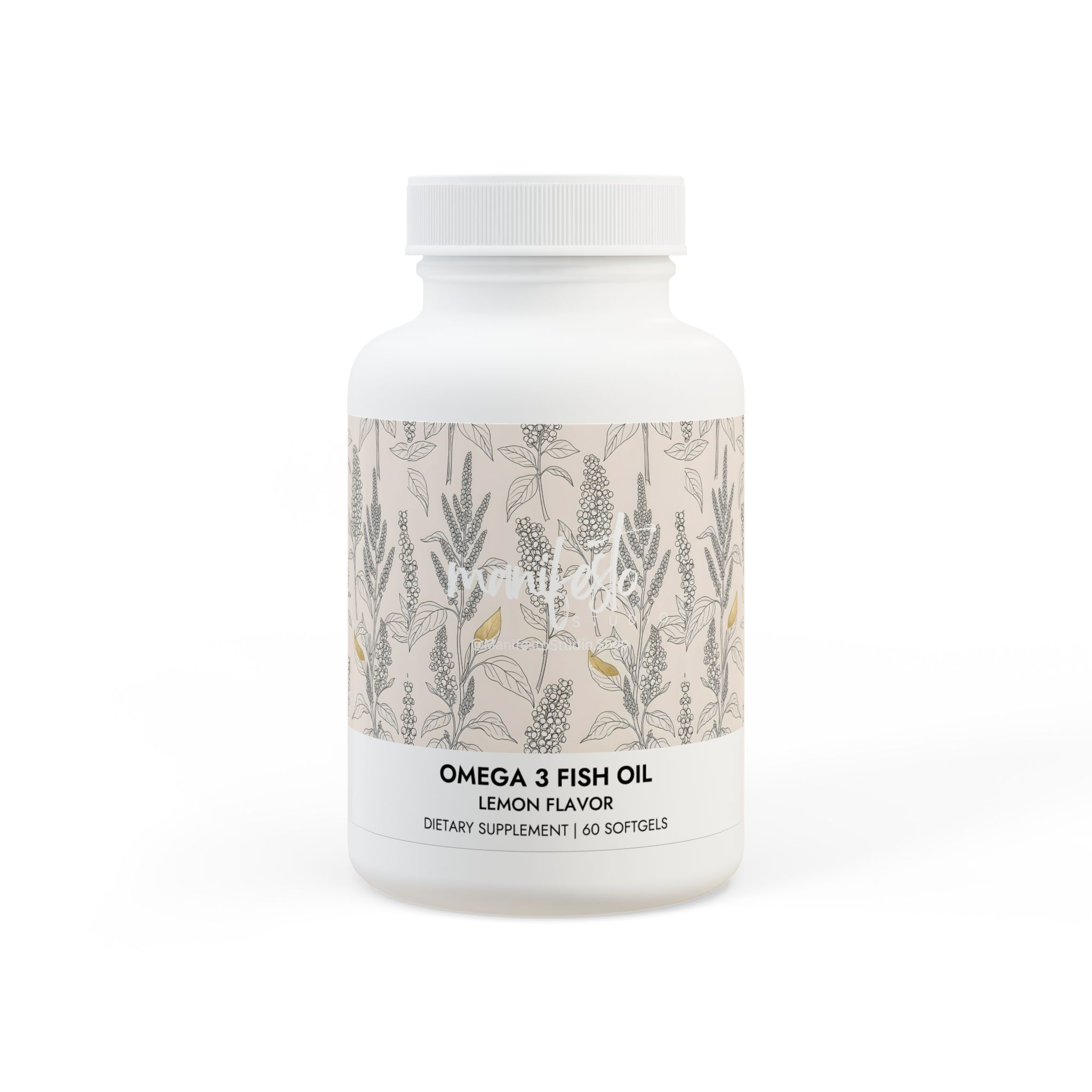 Omega 3 Fish Oil Supplement (60 Softgels)