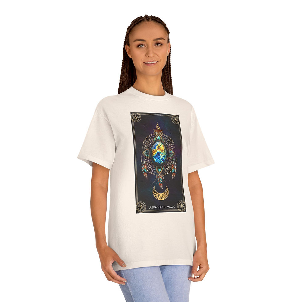 Thumbnail: Mystic Dreamcatcher Tee — Labradorite Magic Graphic T-Shirt