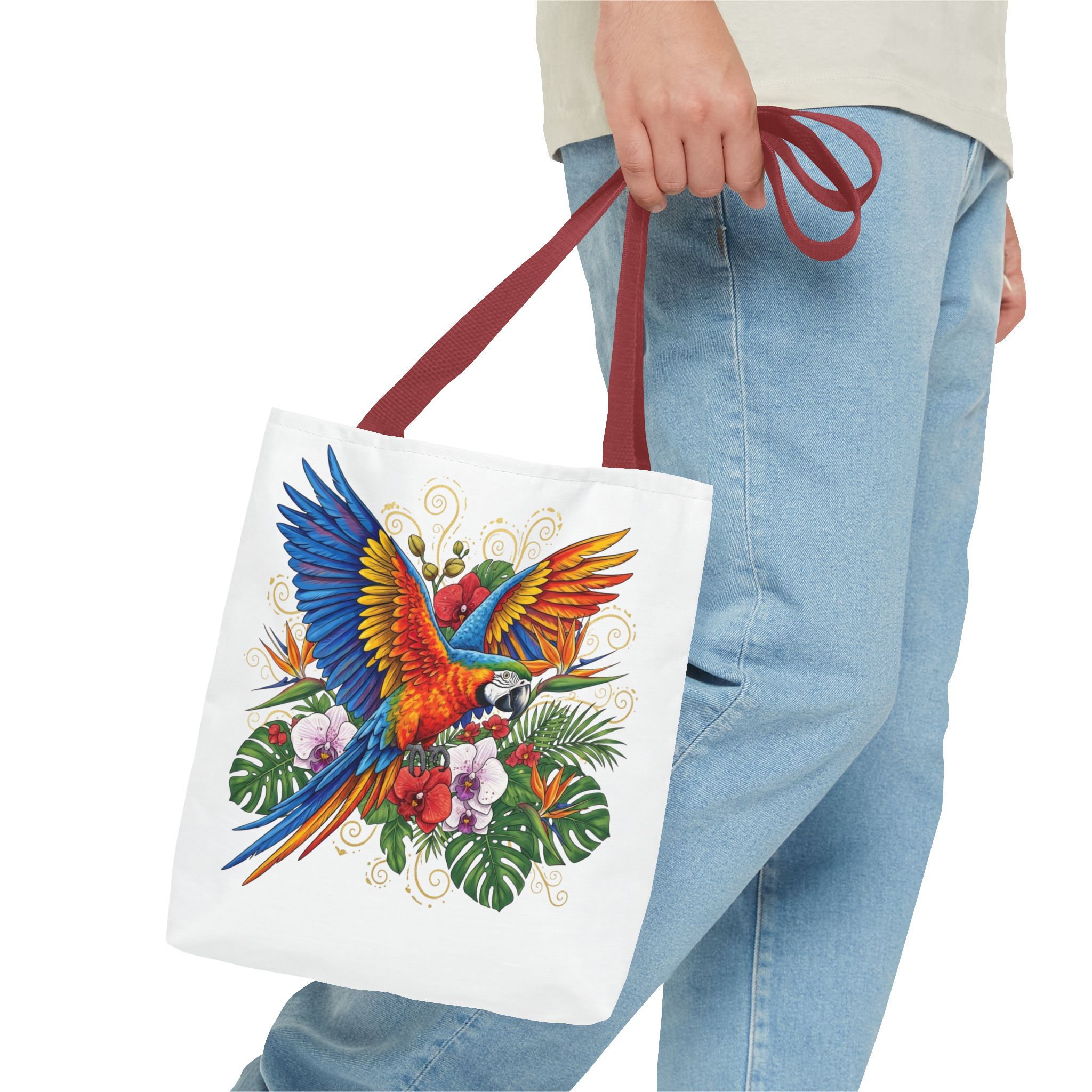 The Verdant Voice (Parrot/Macaw) (Expression & Connection)Tote Bag 