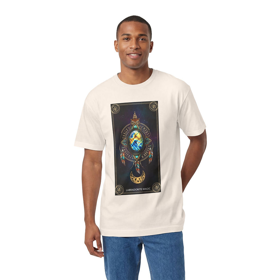Thumbnail: Mystic Dreamcatcher Tee — Labradorite Magic Graphic T-Shirt