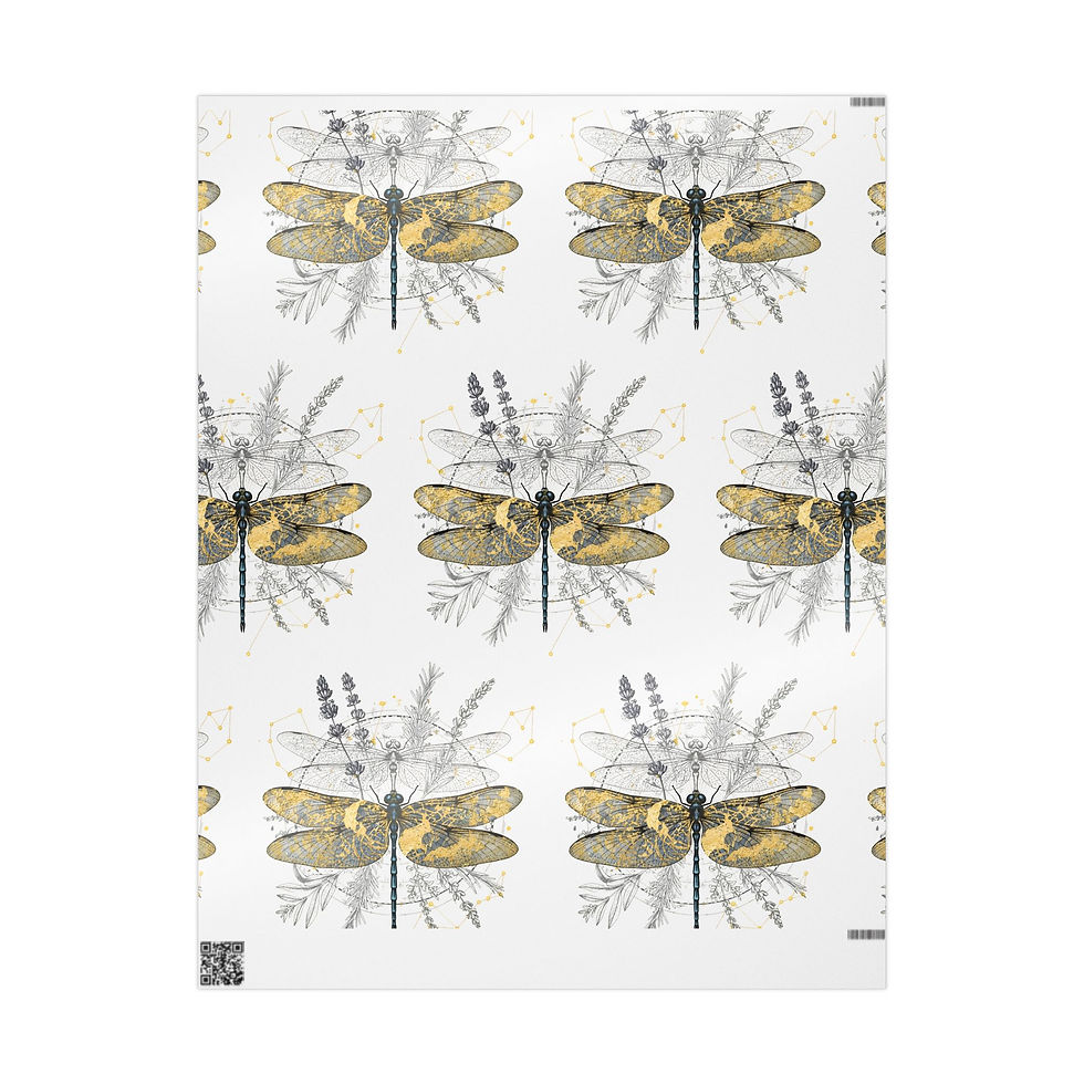 Thumbnail: Dragonfly Wrapping Paper