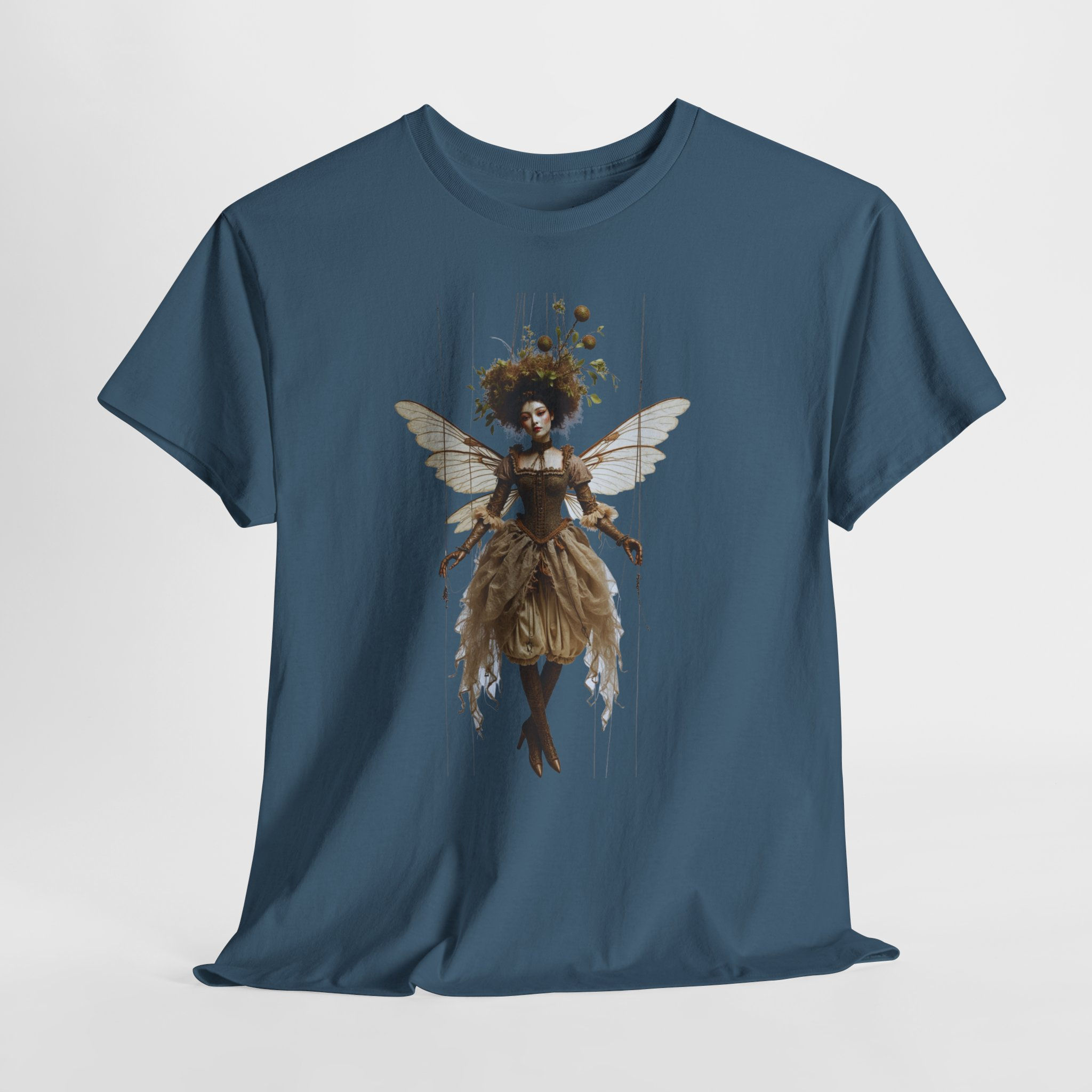 Fairy Goddess Tee — Ethereal Brown Fairy Art T-Shirt