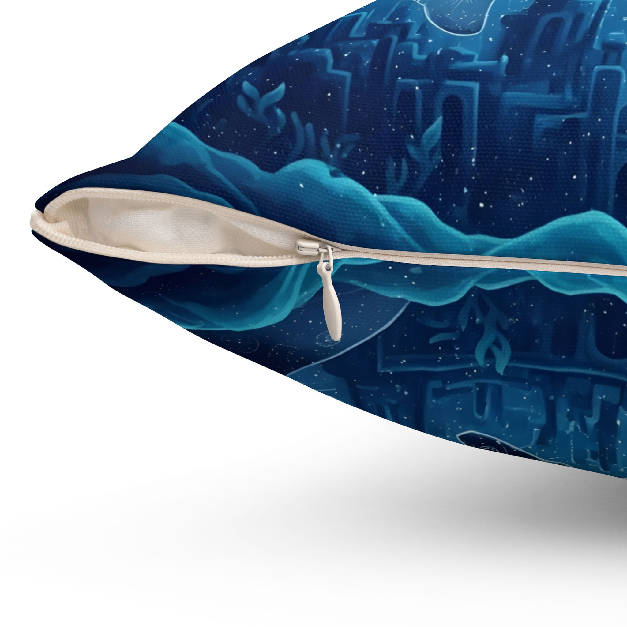 The Deep Oracle Whale (Ancestral Wisdom & Immensity) Pillow