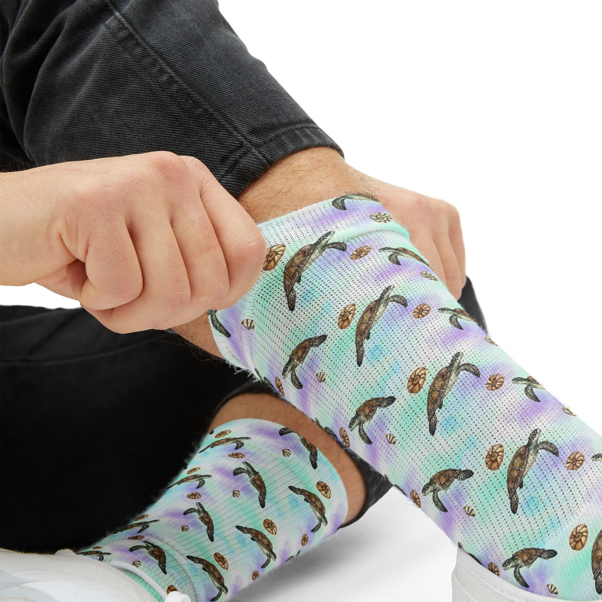 The Voyager (The Sea Turtle) Crew Socks