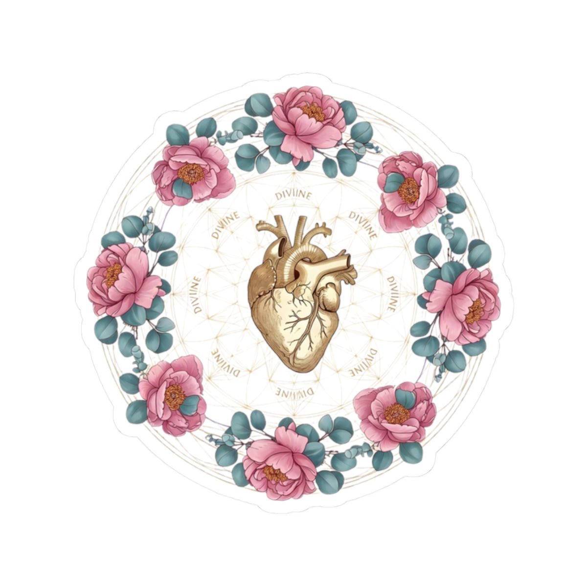 The Gilded Heart (Love & Self-Worth) Sticker 