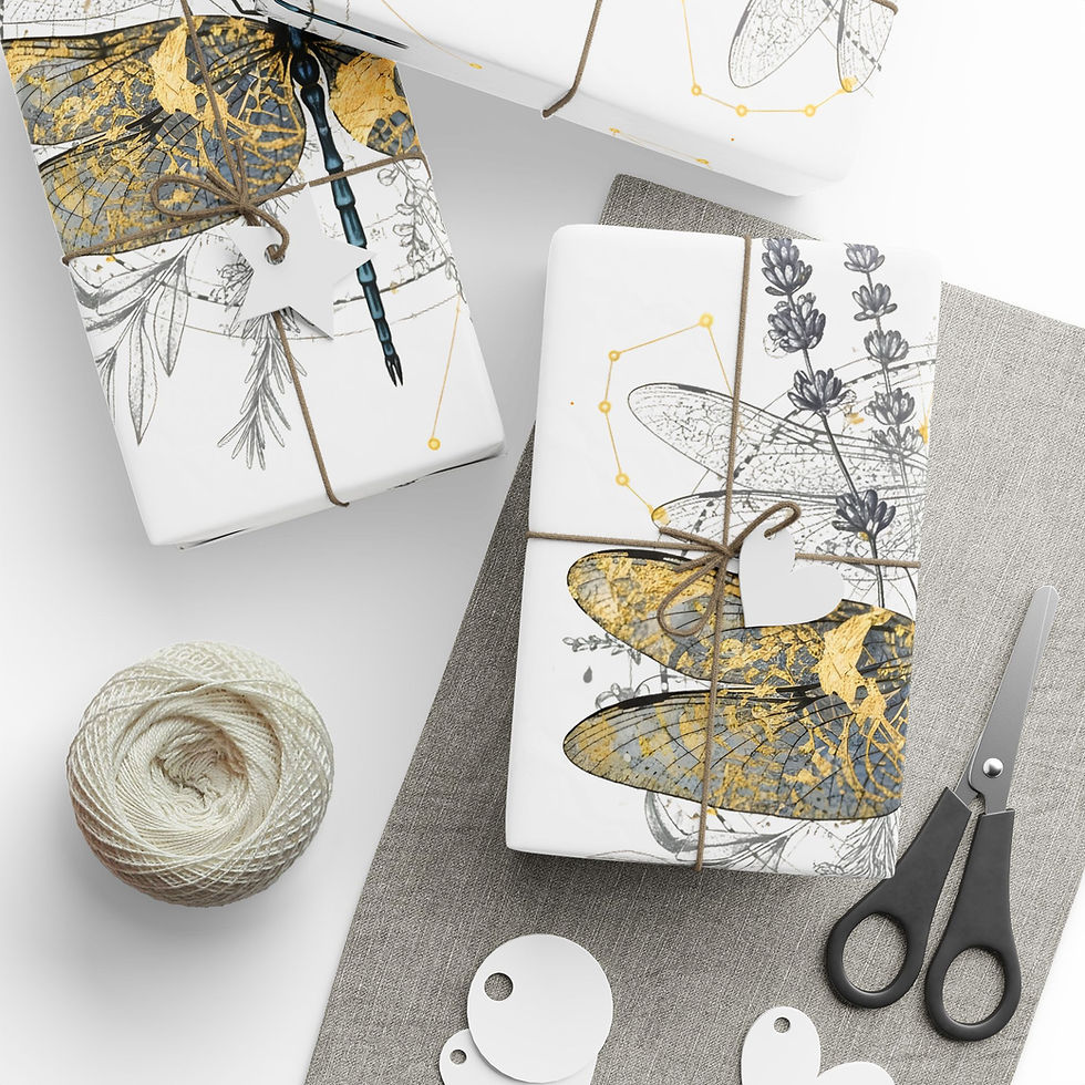 Thumbnail: Dragonfly Wrapping Paper