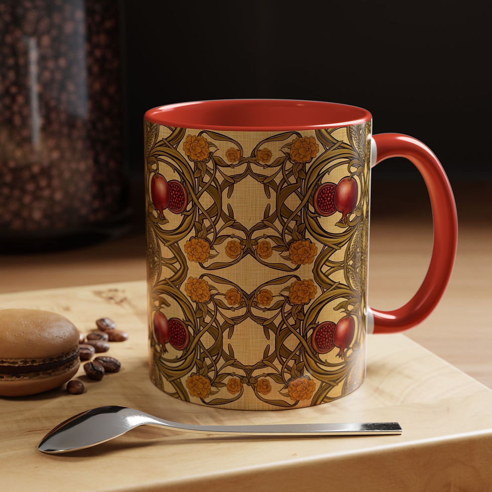 Thumbnail: The Abundant Vine Prosperity and Growth Accent Coffee Mug