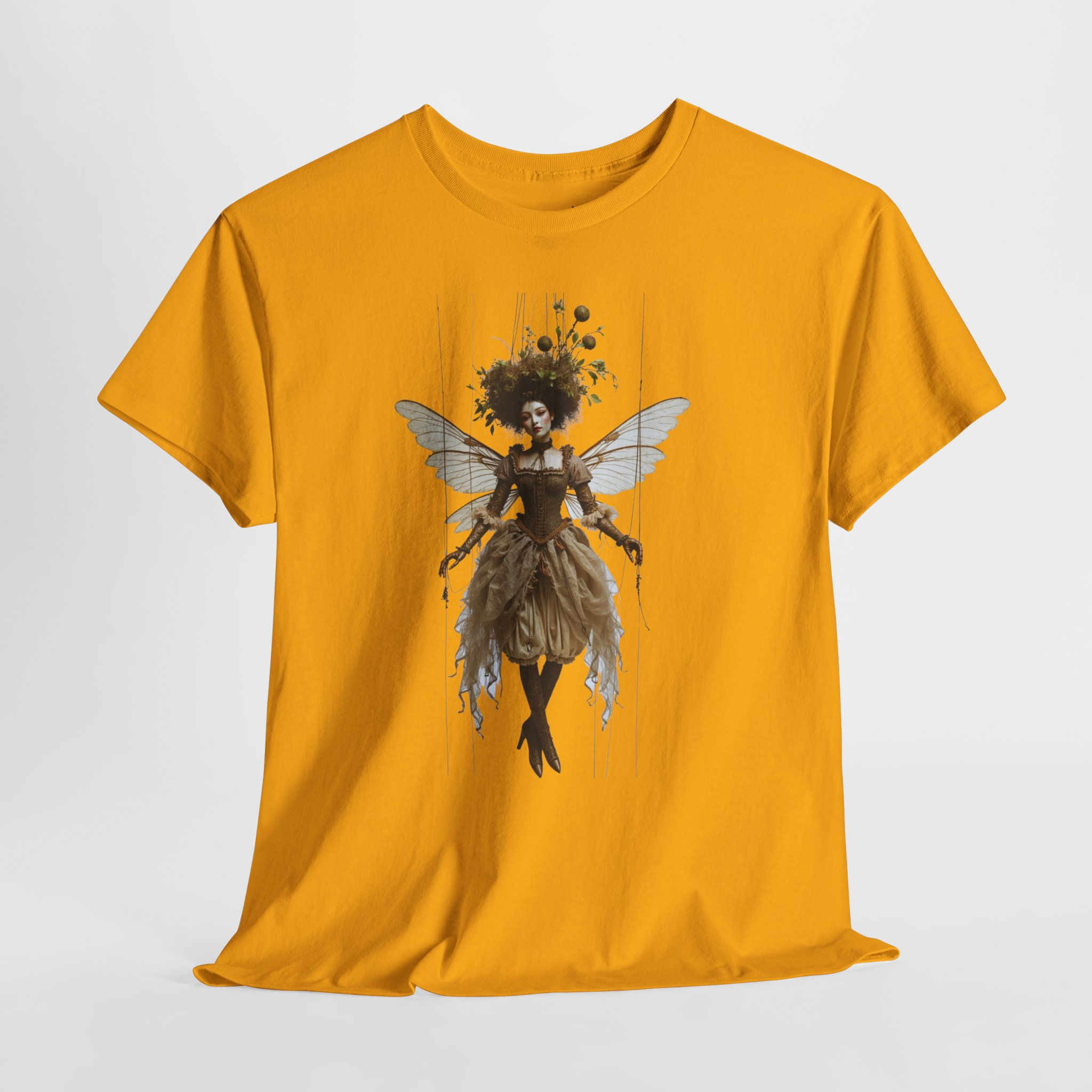 Fairy Goddess Tee — Ethereal Brown Fairy Art T-Shirt