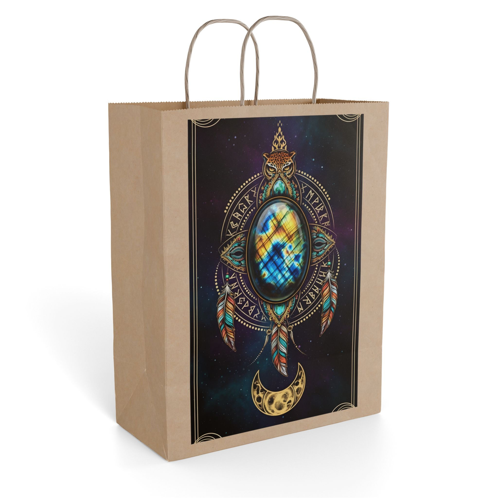 Gift Bag — Mystic Owl LABRADORITE MAGIC Design