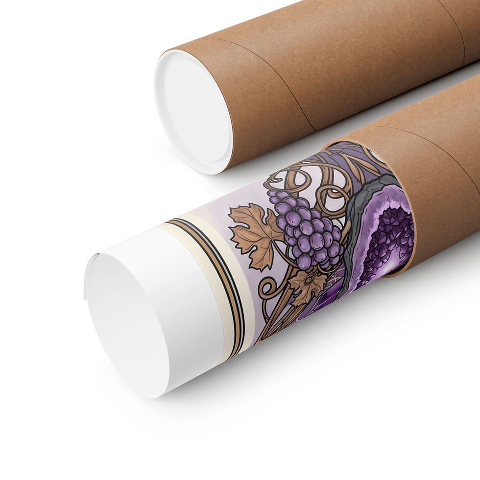 Thumbnail: Amethyst Crystal Tarot Poster