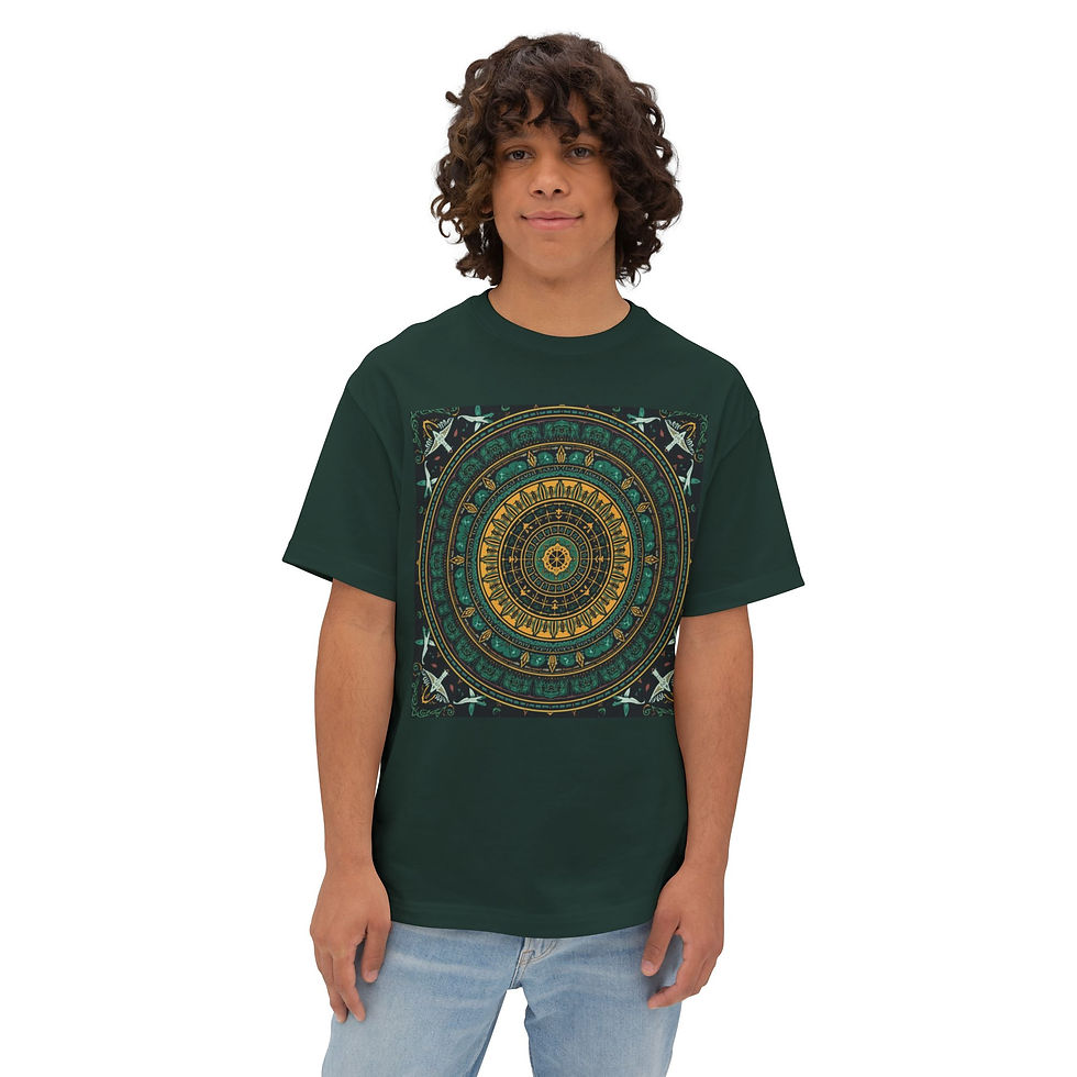 Thumbnail: The Quetzalcoatl Alchemist Mandala Intention: Transformational Co-Creation.Tee