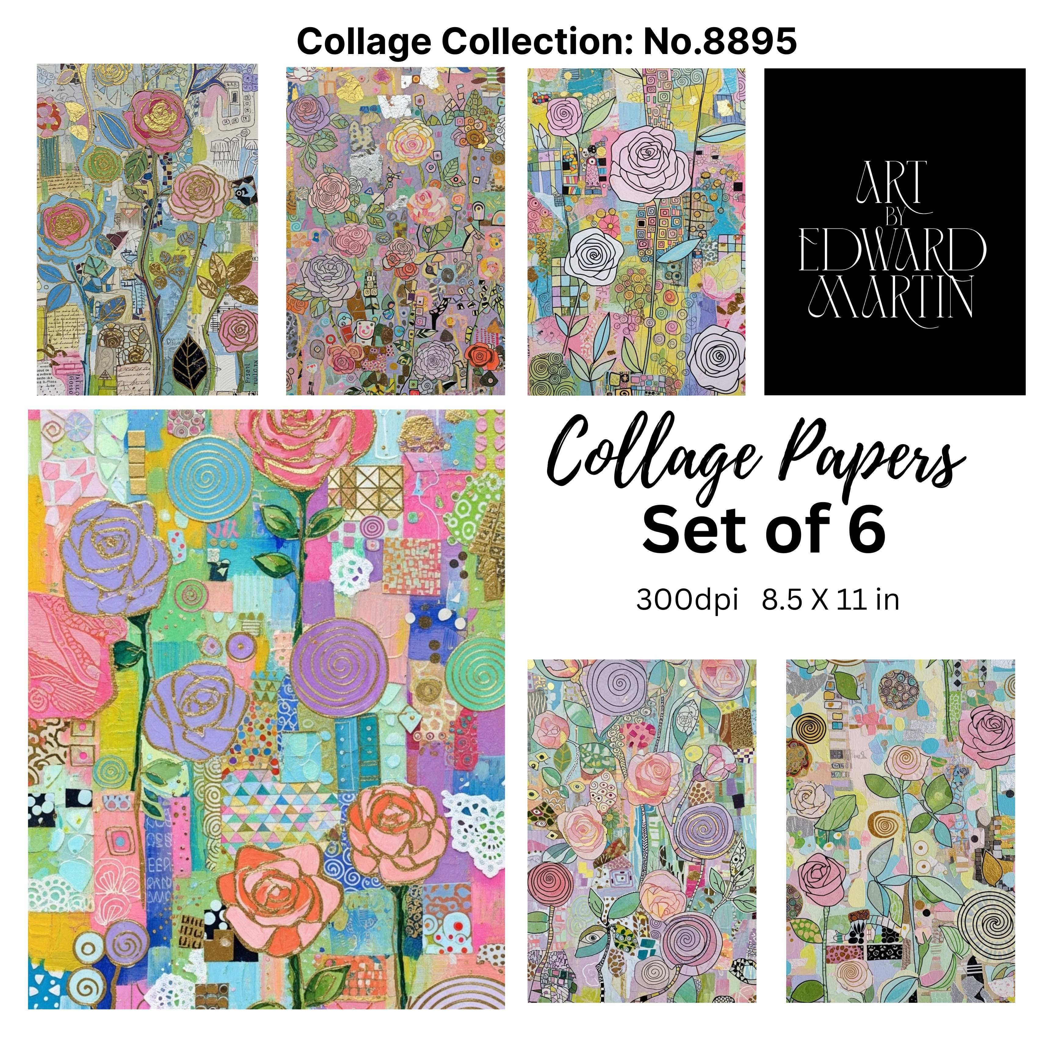 Collage Collection: No.8895 Rose Garden