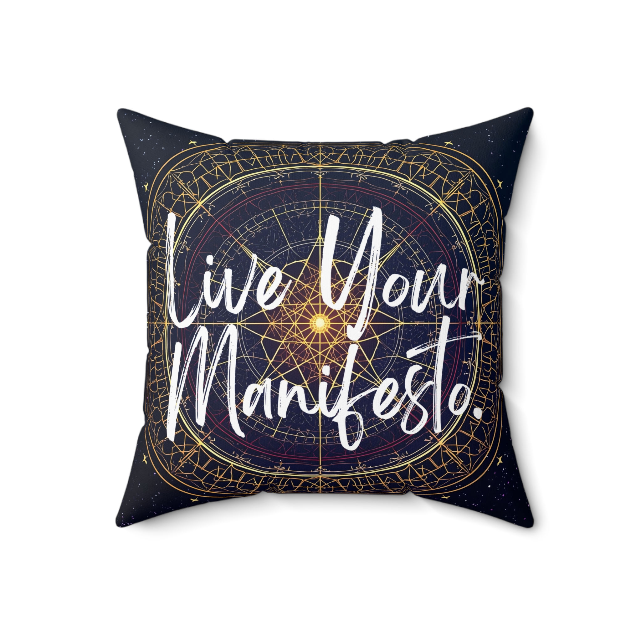 Live Your Manifest | Inspirational Decorative Pillow