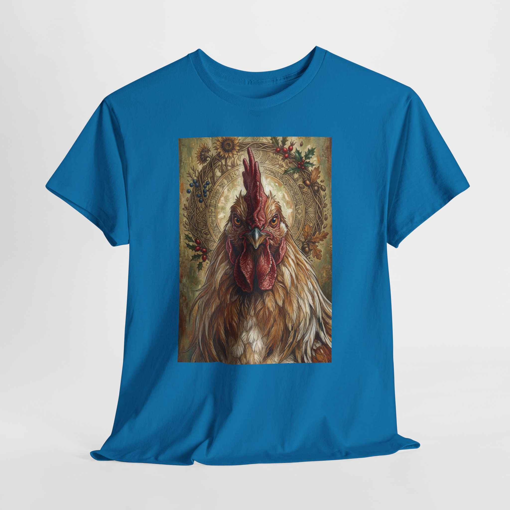 The Gallic Oracle Rooster Portrait T-Shirt