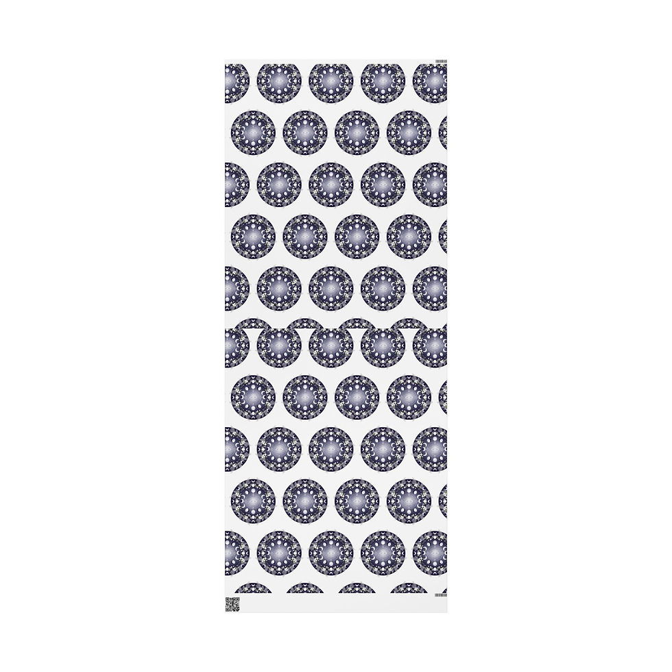 Thumbnail: Floral Crescent Wrapping Paper Roll —Gift Wrap