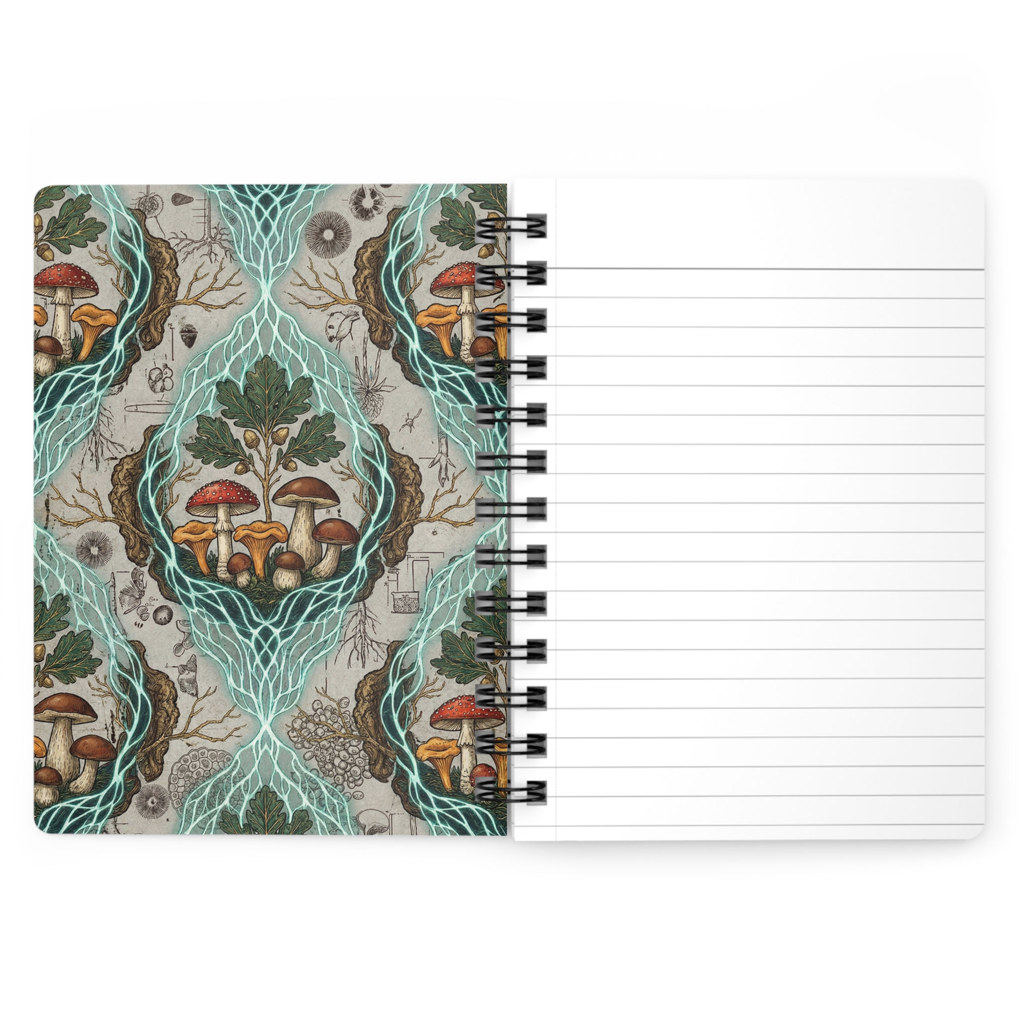 Mystic Opossum Spiral Notebook — Nature-Inspired Journal for Notes & Manifesting