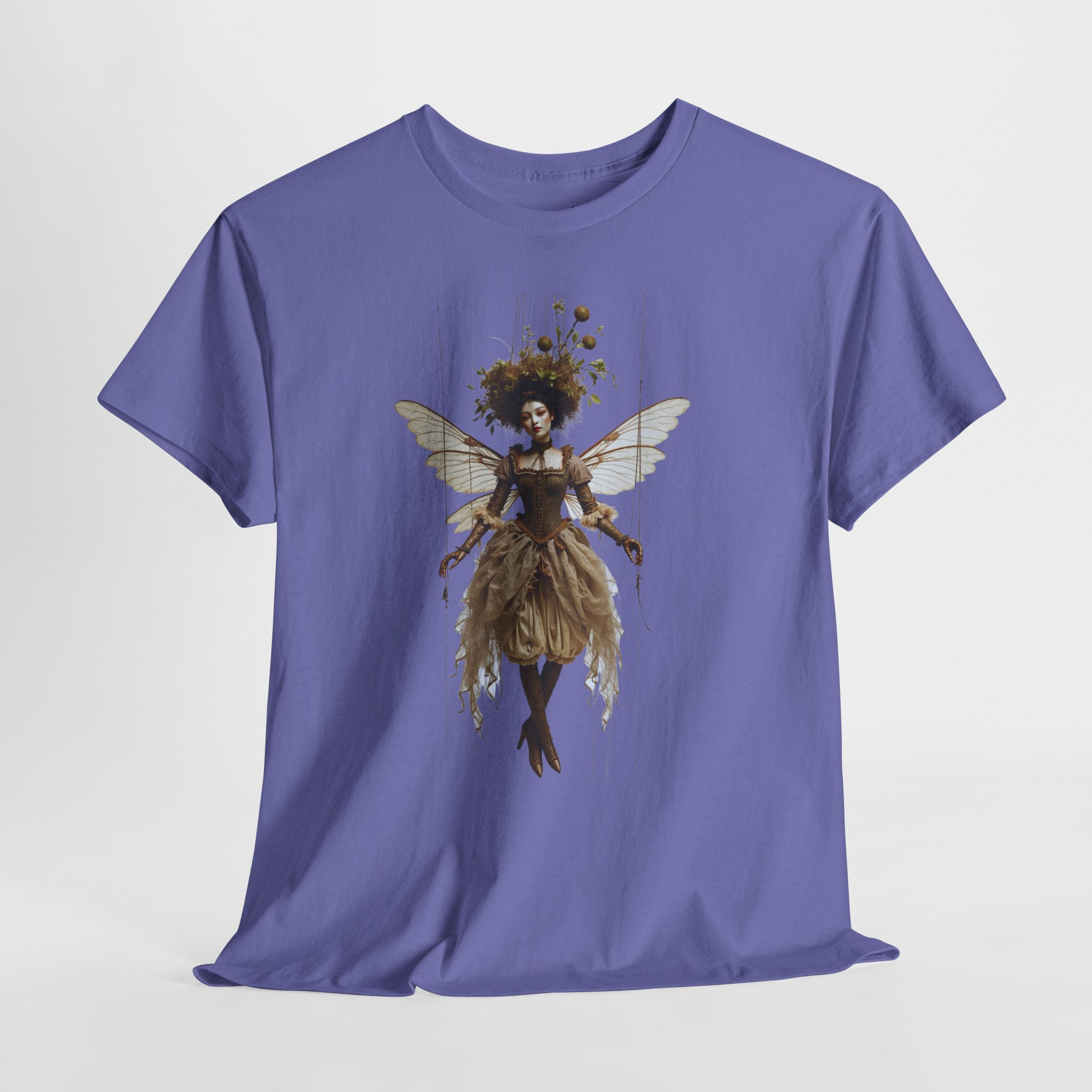 Fairy Goddess Tee — Ethereal Brown Fairy Art T-Shirt
