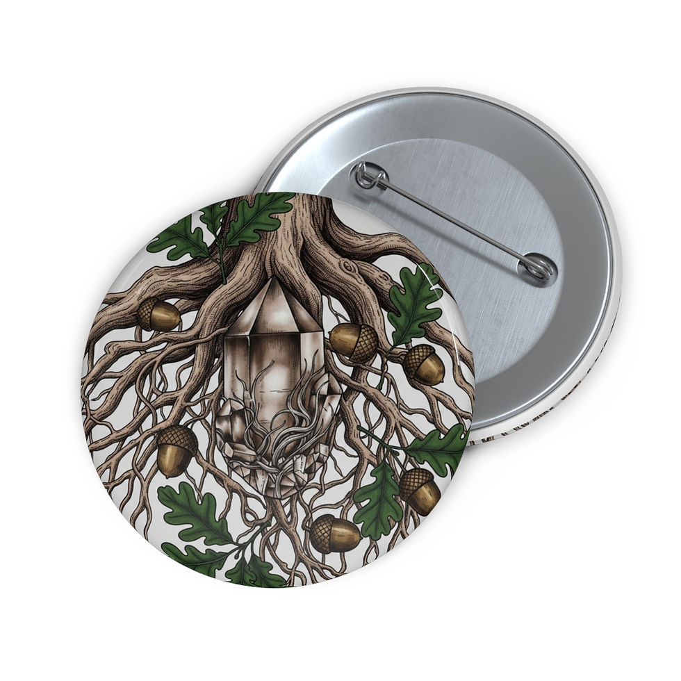 Thumbnail: The Obsidian Roots (Protection & Anchoring) Pin Button