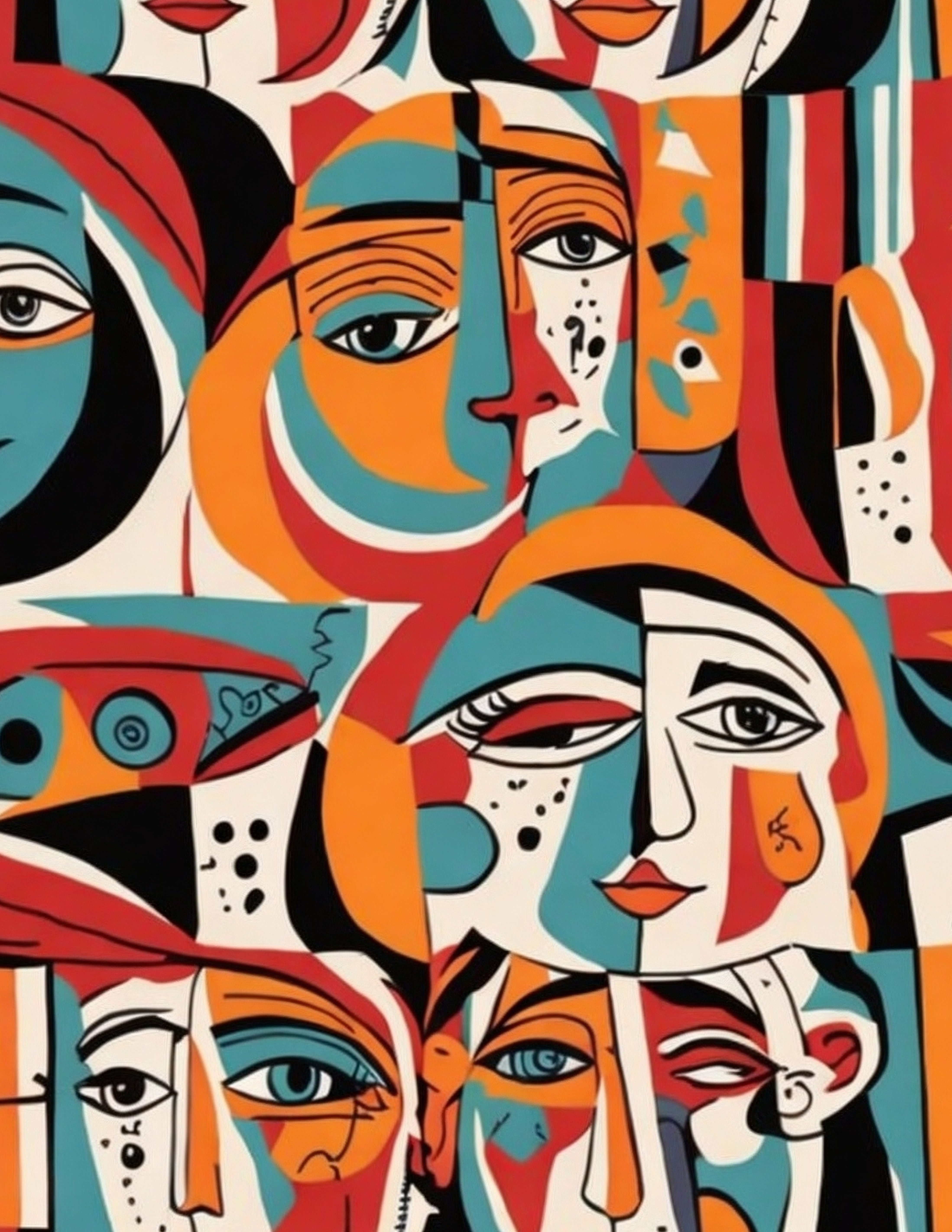 Collage Collection: No.2558 Boho Abstracts