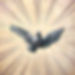 The Holy Spirit as a dove.