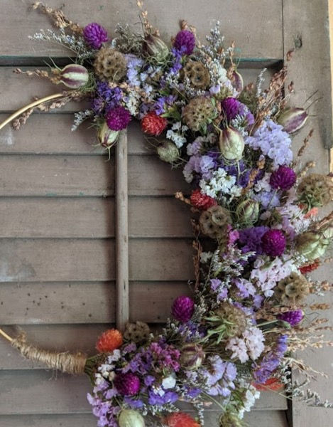 Dried Flower Wreath Class