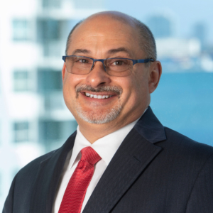 Portrait of Edward H. Davis Jr. promoting C5 Fraud, Asset Tracing & Recovery conference in Miami.