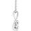 Thumbnail: 14k White Gold Diamond Necklace