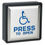 Thumbnail: 4S1UO LARCO 4” SQUARE HARDWIRED – PRESS TO OPEN & DISABLED LOGO